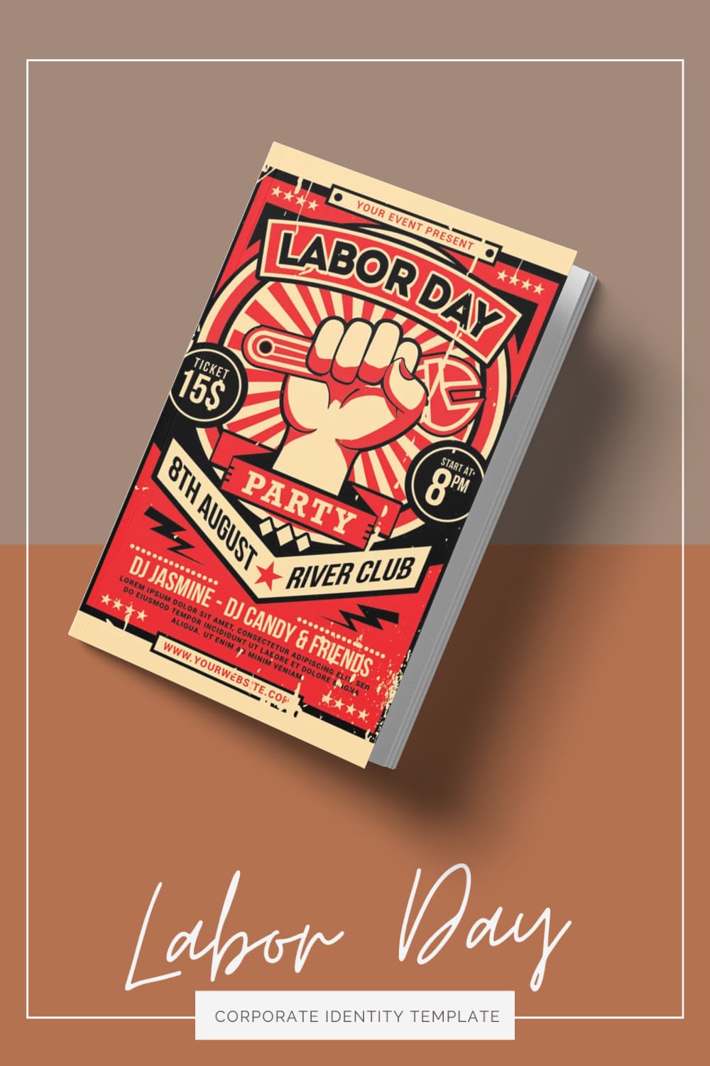 Labor Day Flyer - Corporate Identity Template - Pinterest.