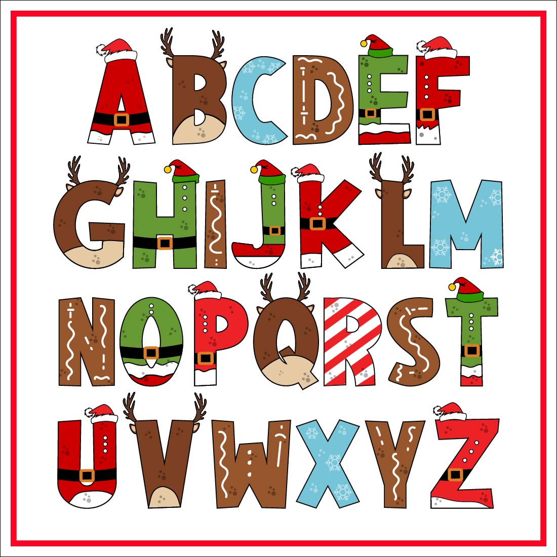 Christmas Color Font created by Colorstudio.