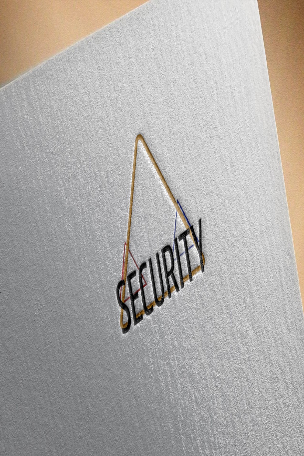 Minimalism Logo Security Design pinterest image.
