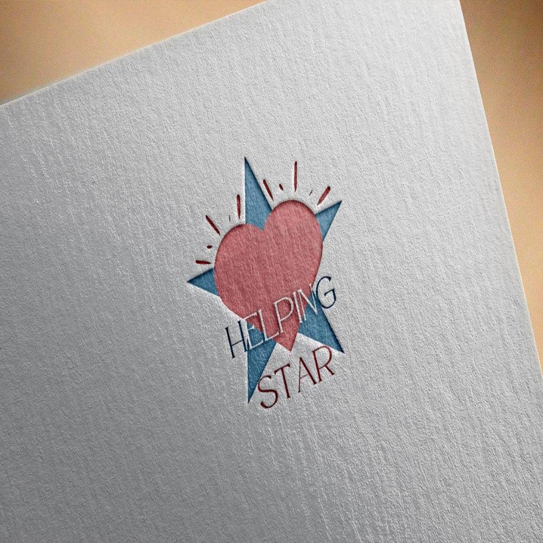 Heart and Star Logo Design cover image.