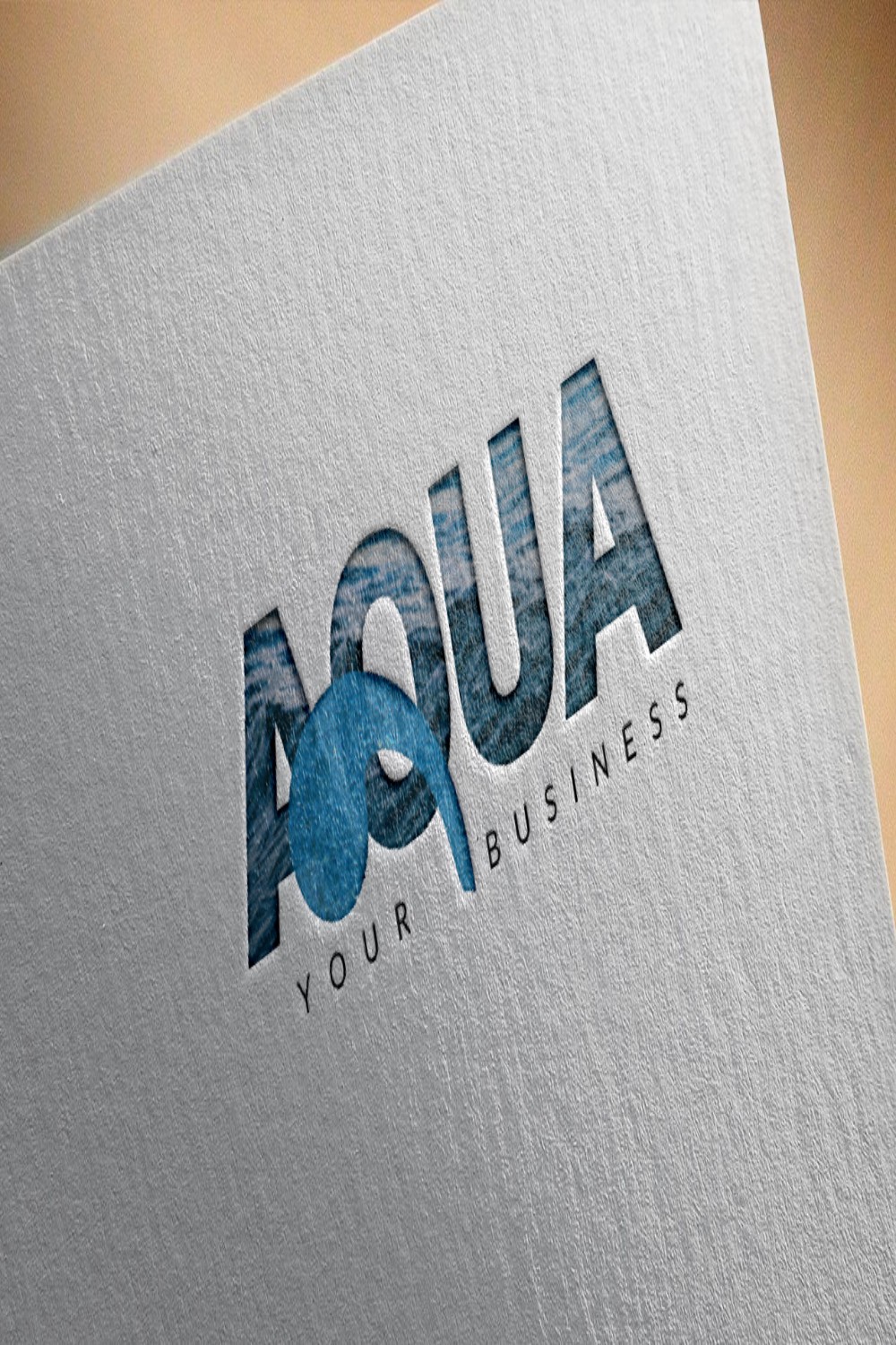 Aqua Logo Design - pinterest image preview.