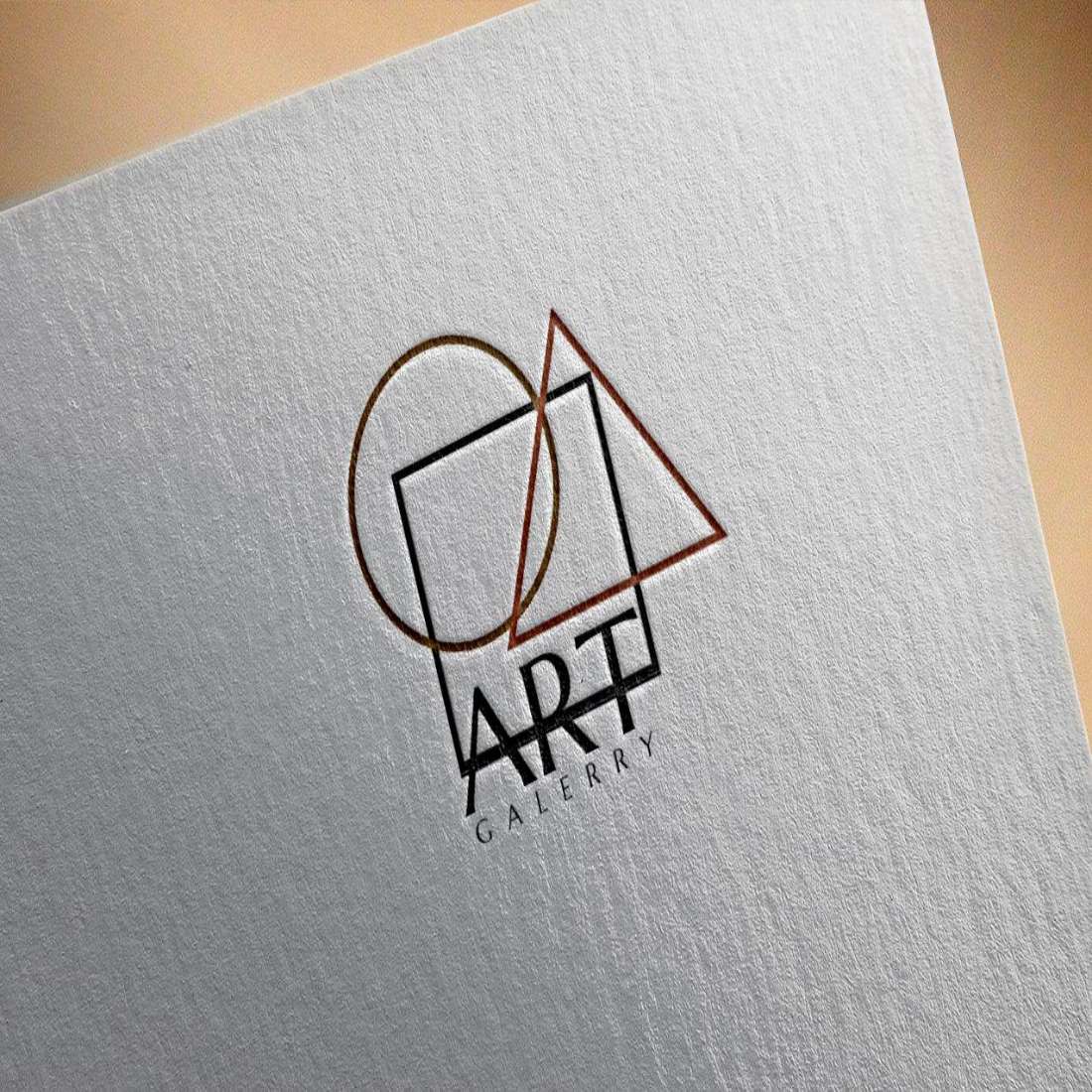 Elegant Art Gallery Logo Design cover image.