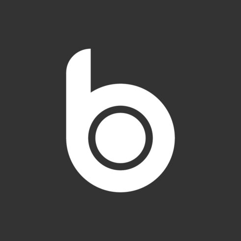 Logo B Design Template presentation.