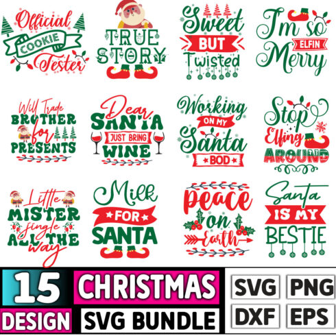 Christmas SVG Bundle - main image preview.