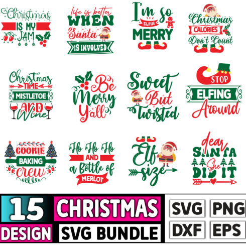 Christmas SVG Bundle - main image preview.