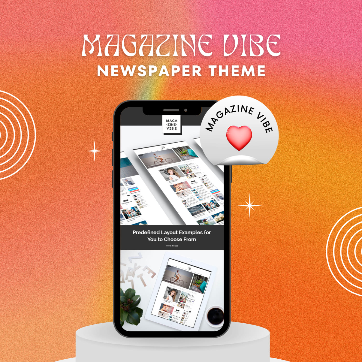 Magazine Vibe - Newspaper Theme.