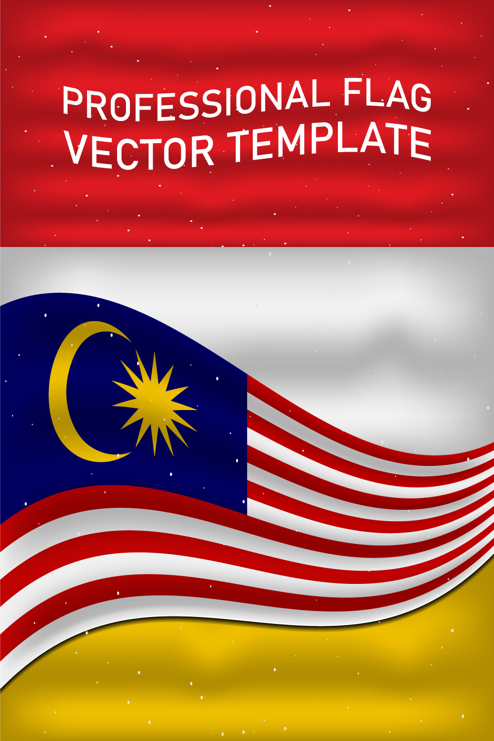 Charming image of the flag of Malaysia.