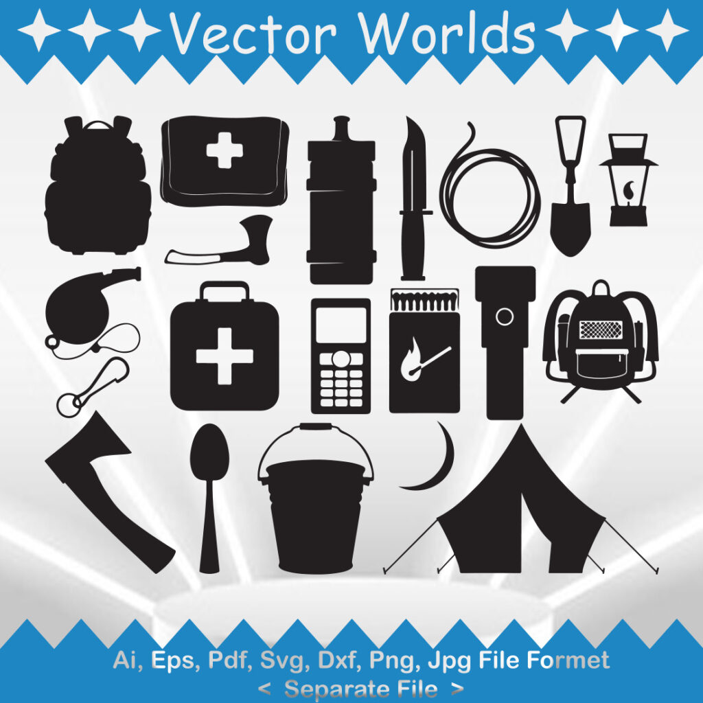 Mountaineers Tool SVG Vector Design MasterBundles
