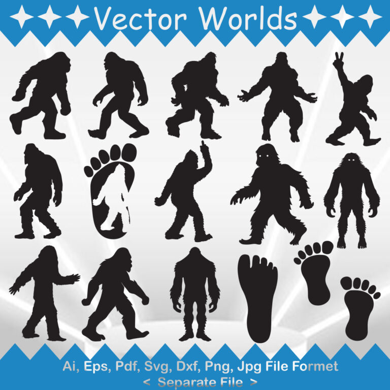 Bigfoot SVG Vector Design - MasterBundles