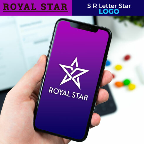 Royal Star S R Letter Luxury Elegant Logo cover image.