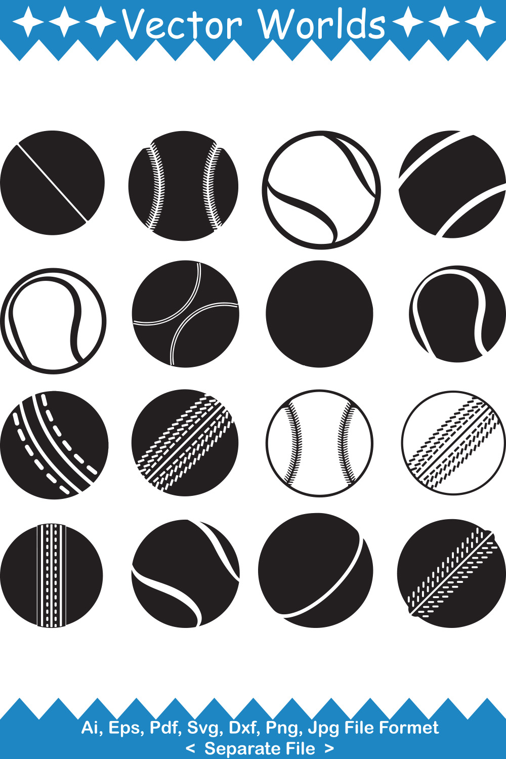 A pack of amazing images of cricket ball silhouettes.