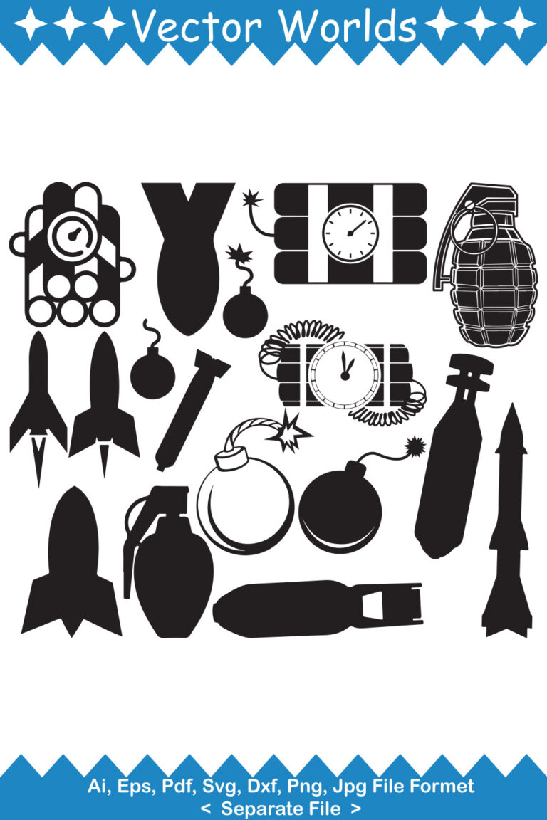 Bombs SVG Vector Design - MasterBundles