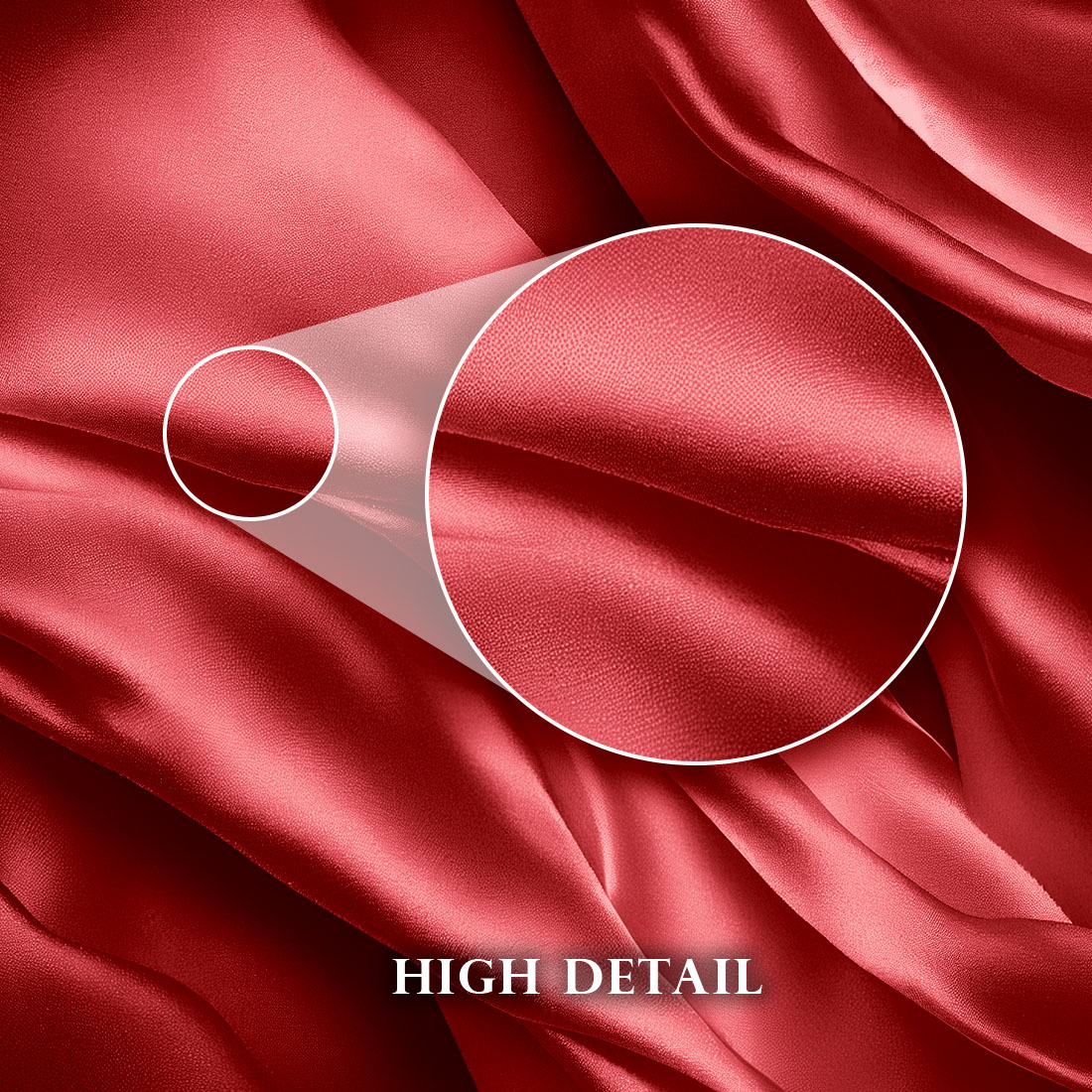 Detail image for background with irresistible red silk.