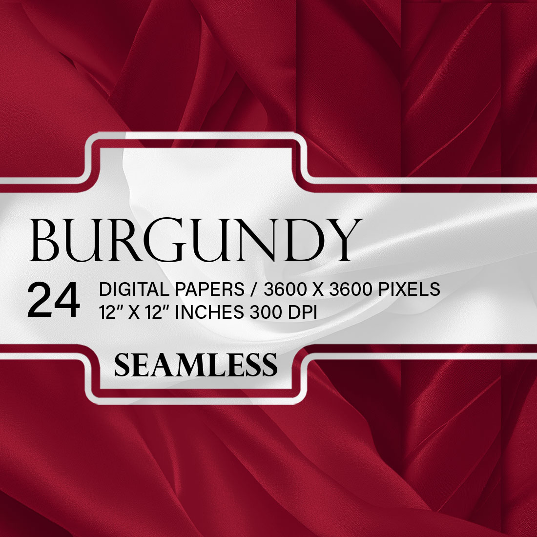 Image with exquisite burgundy silk background.