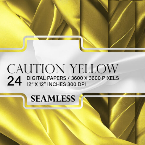 Image with exquisite yellow silk background.