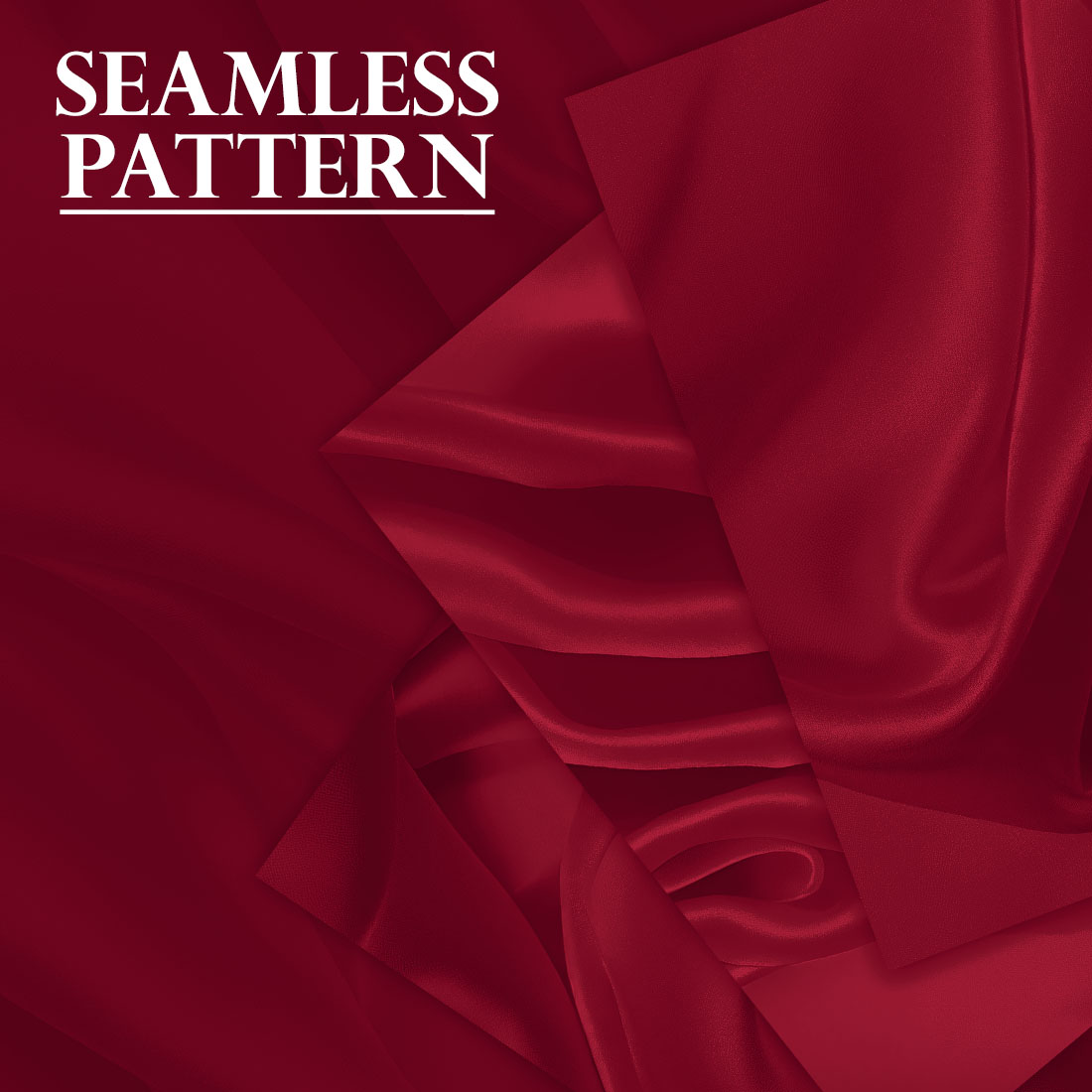 Pack of images with beautiful patterns of burgundy silk.
