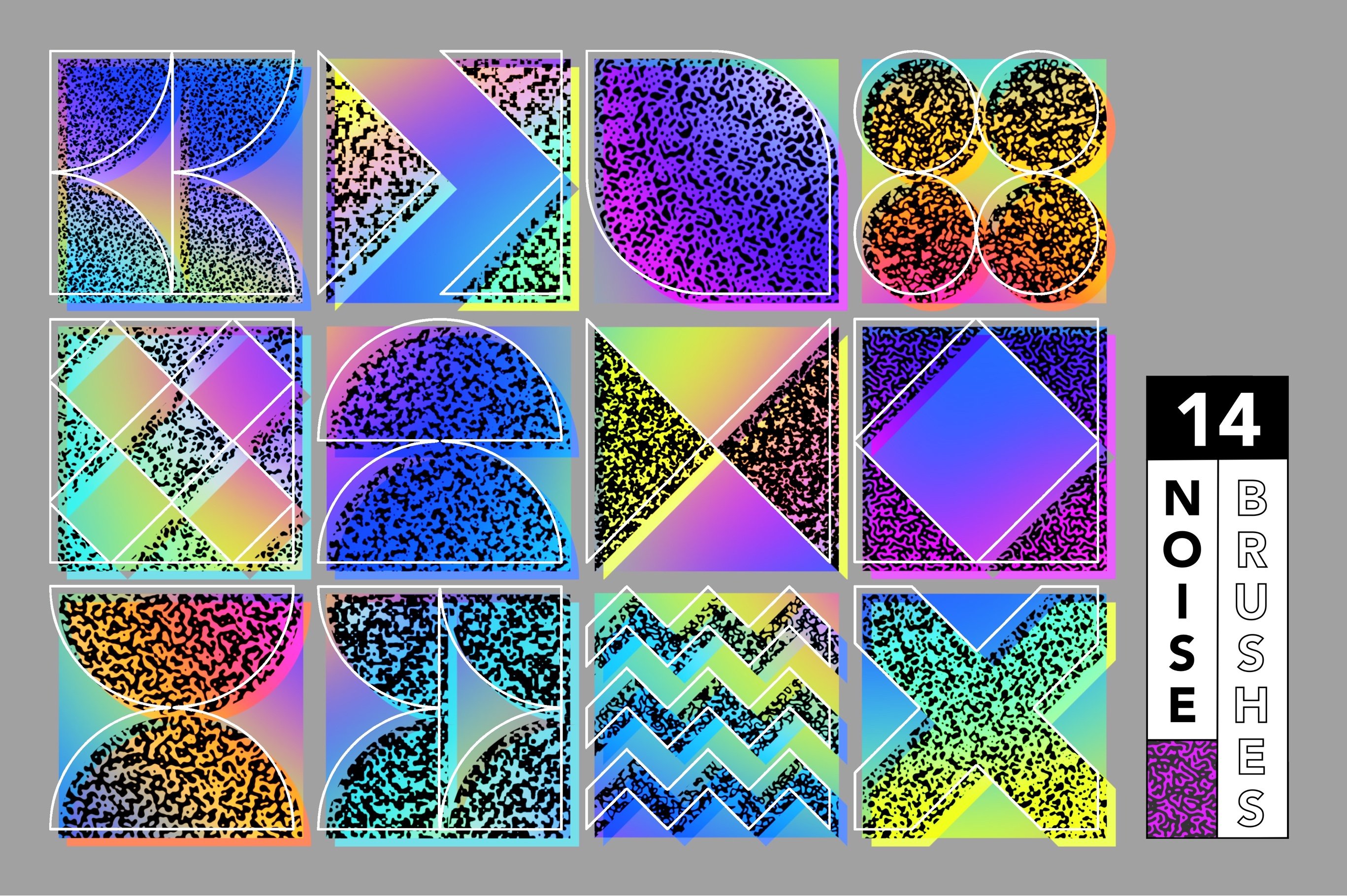 Some colorful geometrics shapes.