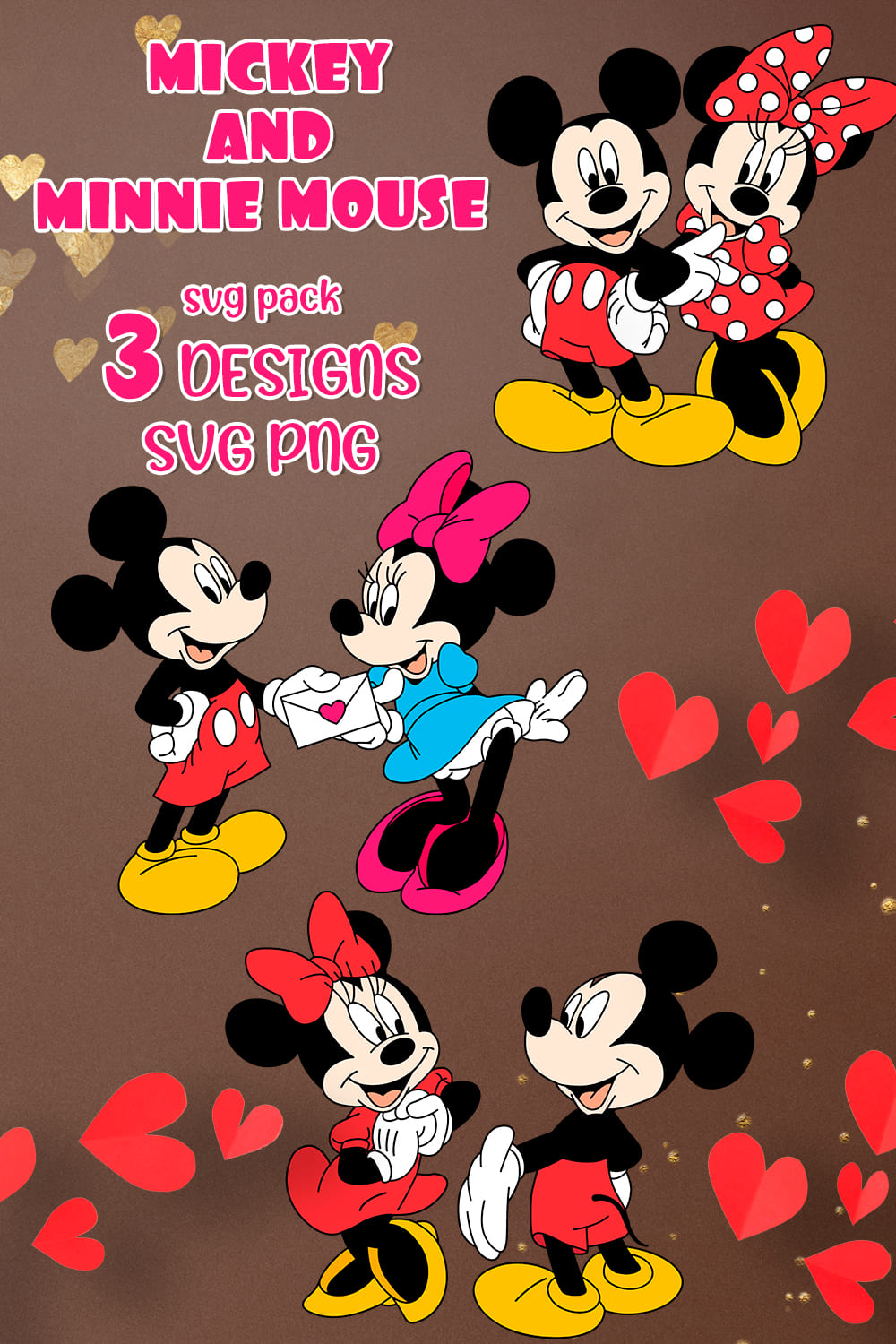 Mickey And Minnie Mouse Svg - Pinterest.