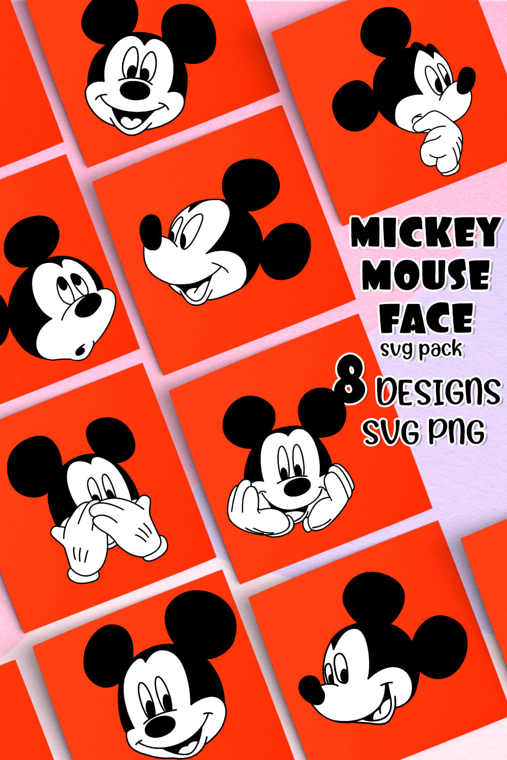 Mickey Mouse Face Svg - Pinterest.