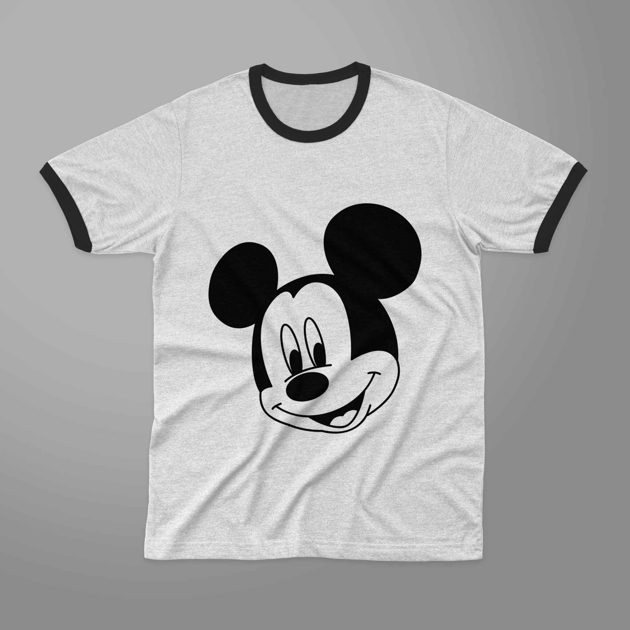 Mickey Mouse Face SVG Tshirt Designs MasterBundles