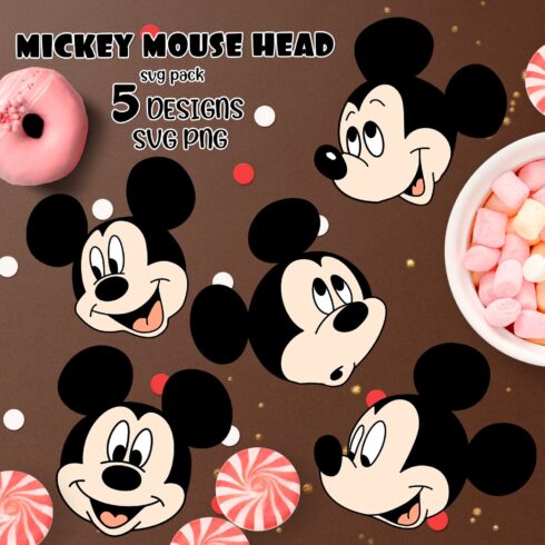 Mickey Mouse Head SVG - main image preview.