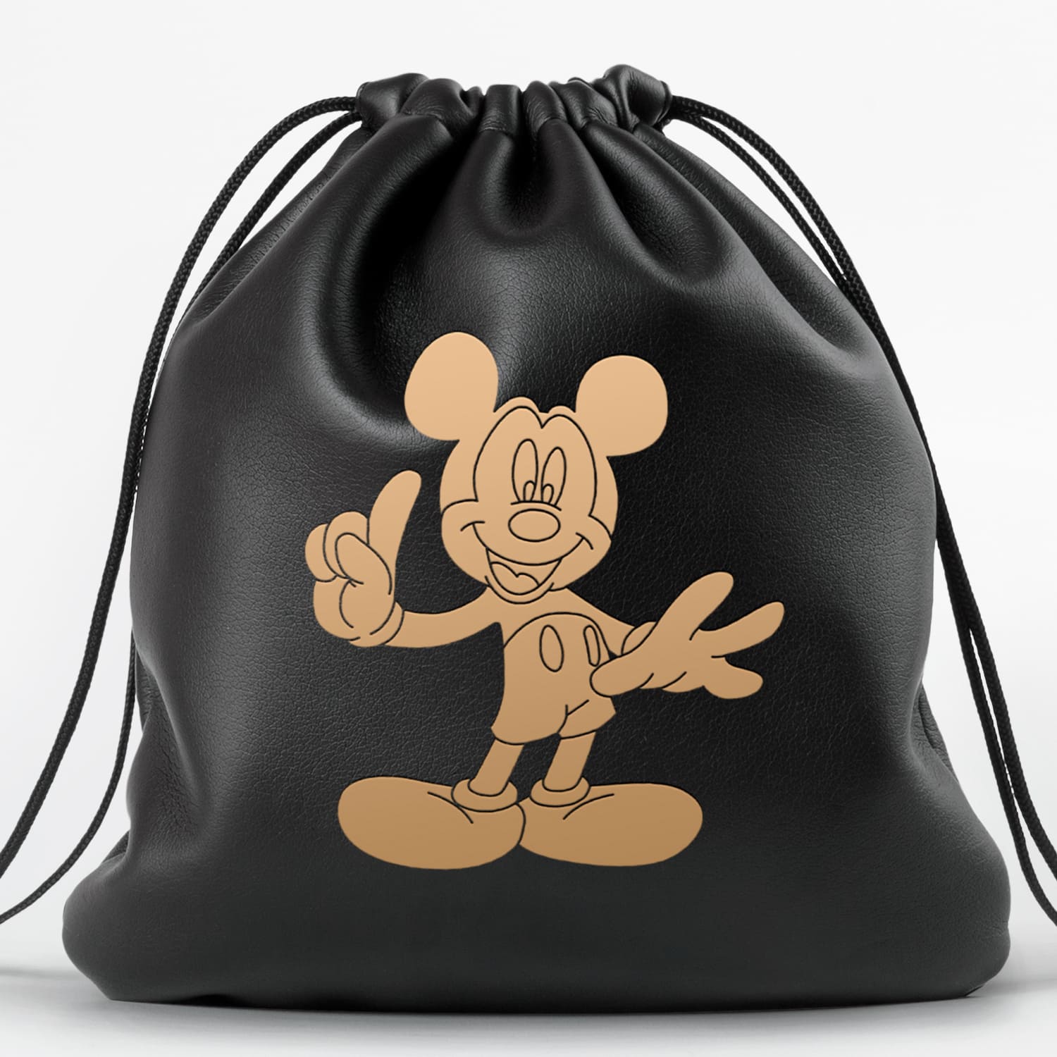 Sport bag with Mickey Mouse Silhouette.