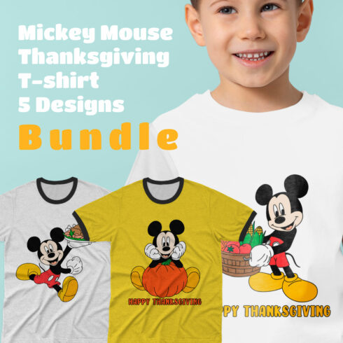 Mickey mouse thanksgiving svg - main image preview.