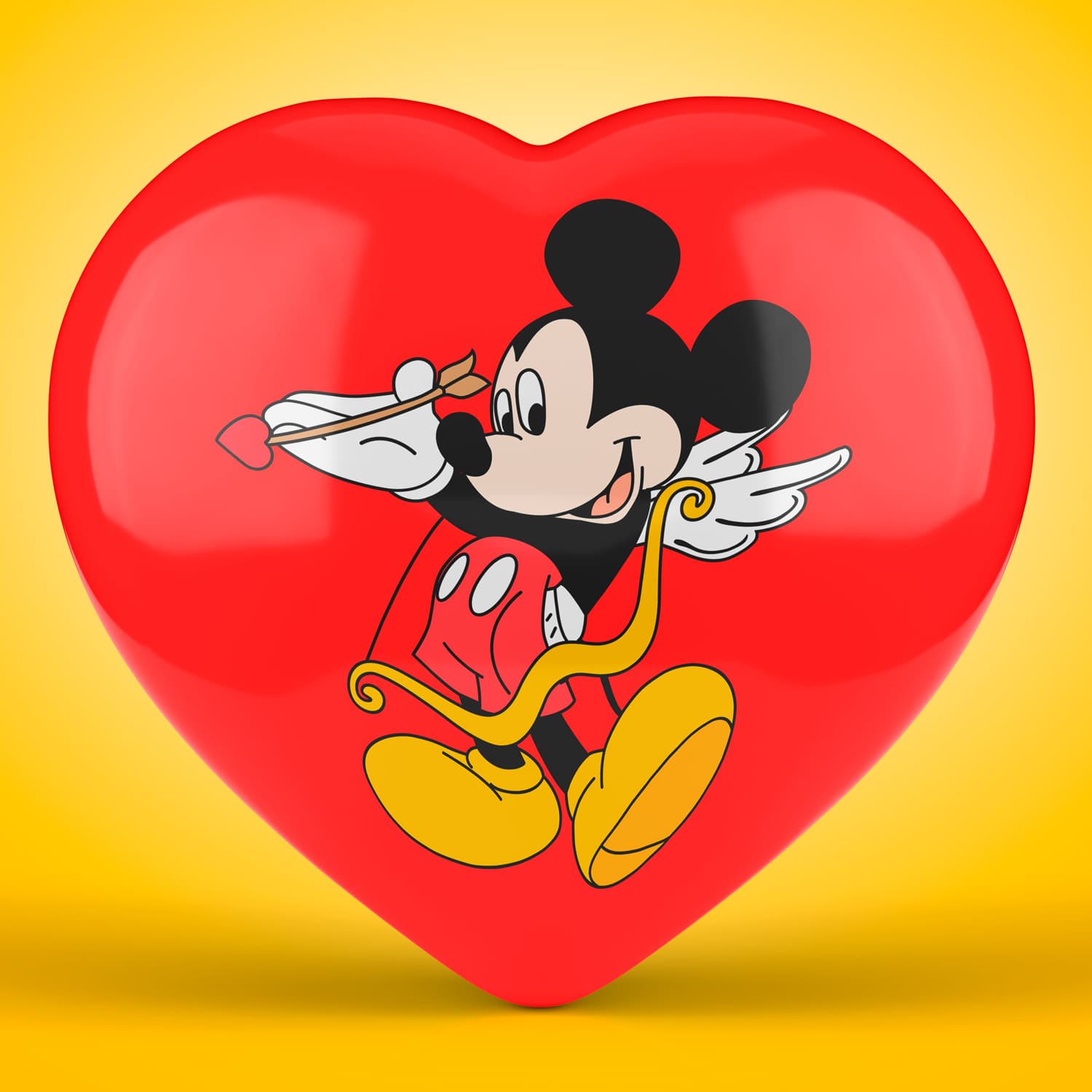 Mickey Mouse Valentine Svg Cover.