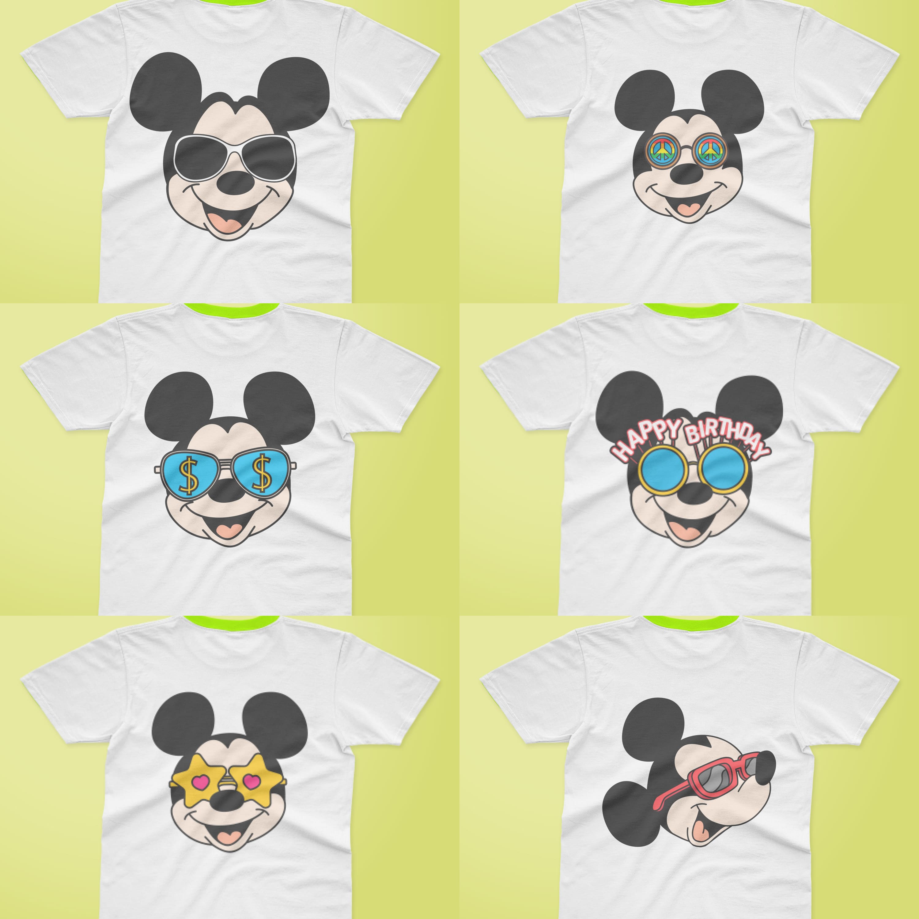 Mickey mouse with sunglasses created by DesignStudio.
