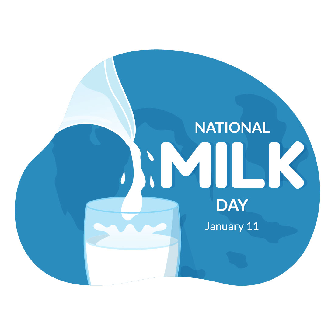 National Milk Day Graphics Illustration cover image.