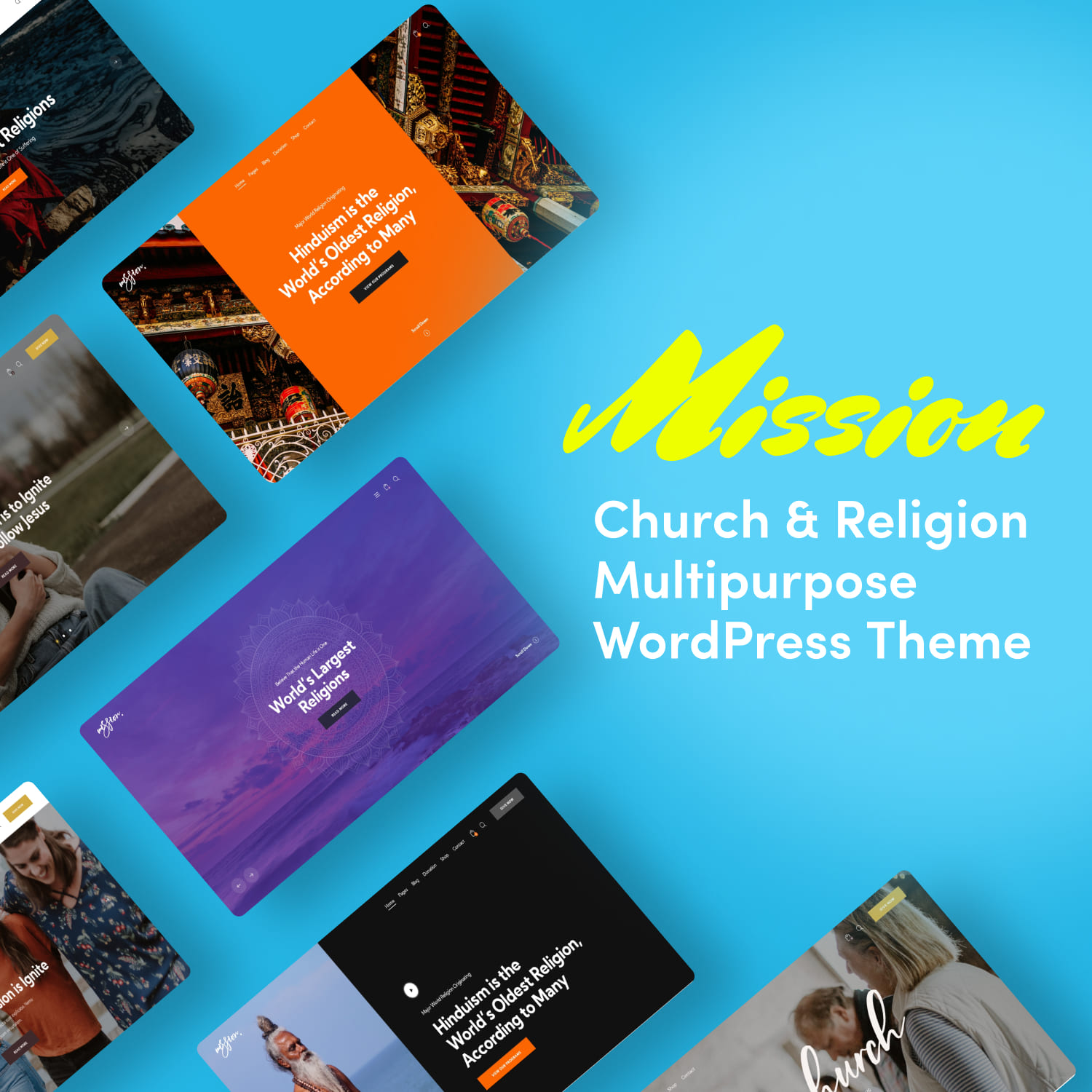 Mission - Church & Religion Multipurpose WordPress Theme.