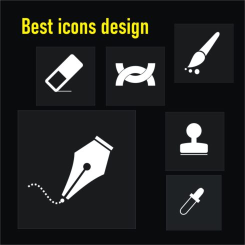 6 Vintage Style Icons Design - main image preview.
