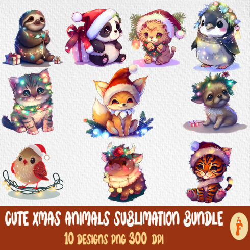 Best Christmas Animals T-Shirt Designs - main image preview.