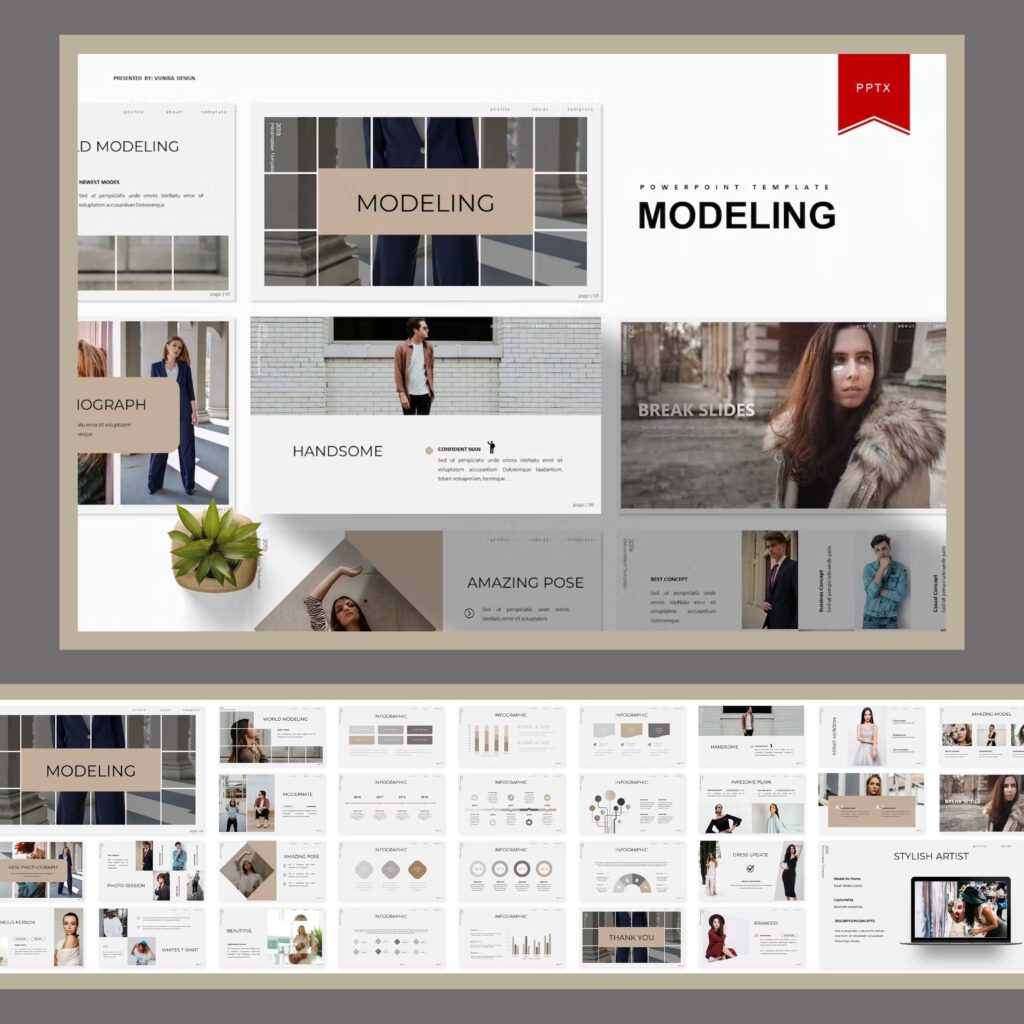 Modeling | Powerpoint Template – MasterBundles