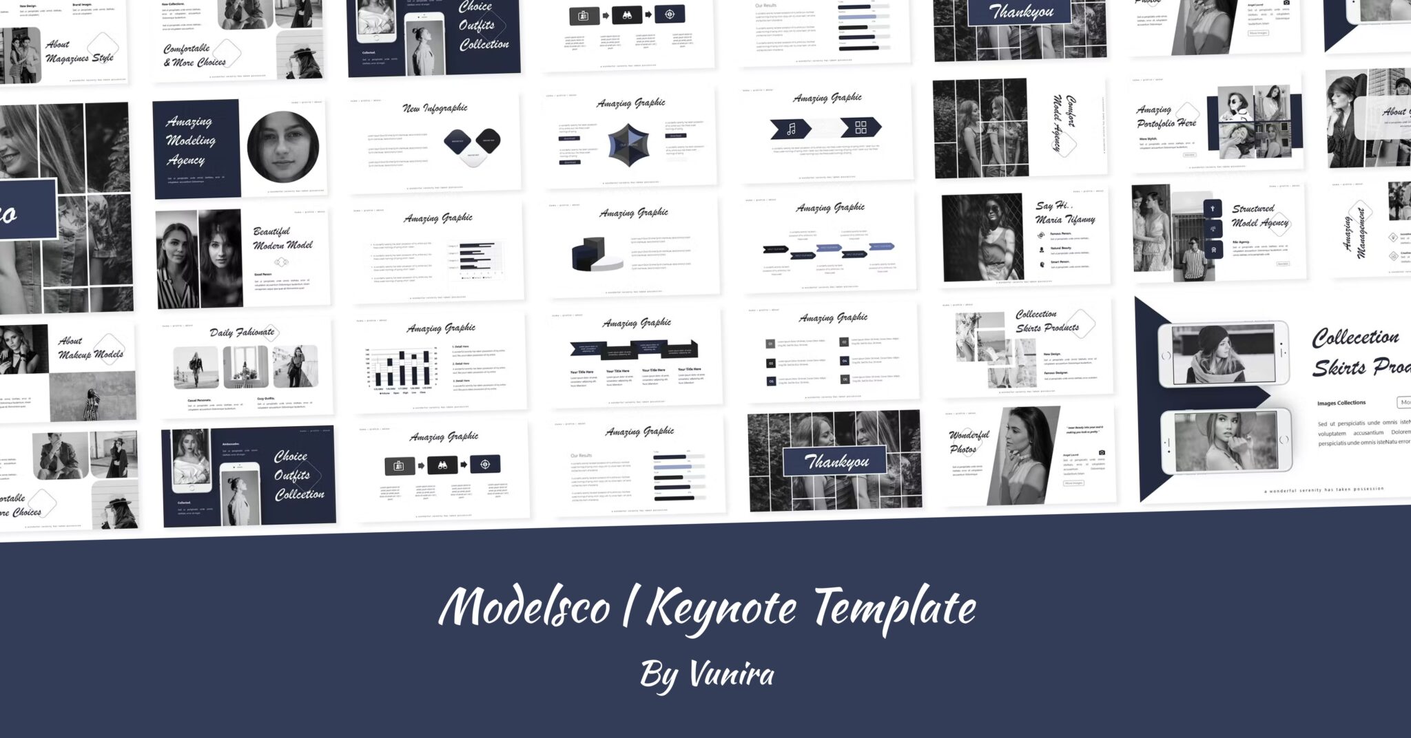 Modelsco Keynote Template – MasterBundles