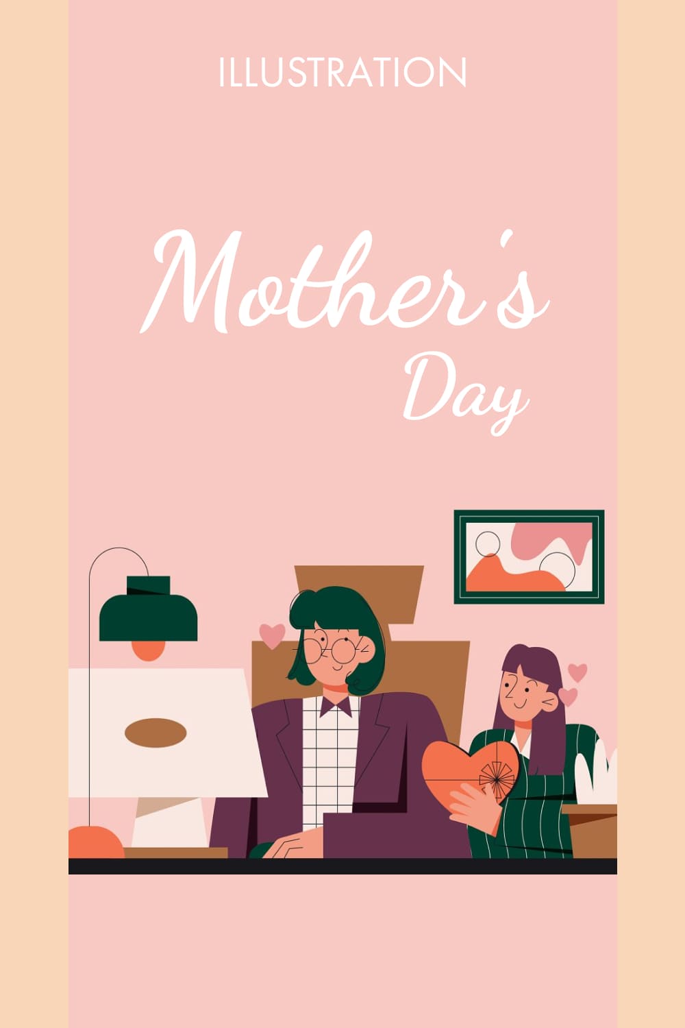 Mother's Day Illustration - Pinterest.