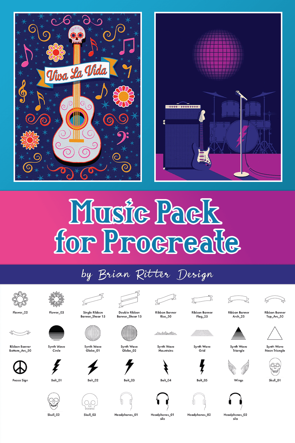 music pack for procreate pinterest 358