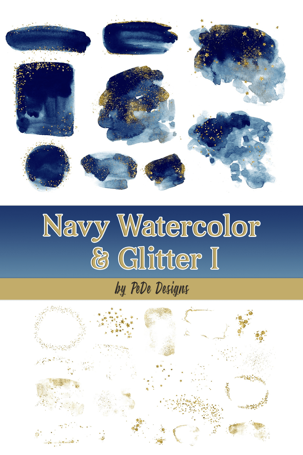 navy watercolor glitter i pinterest 968