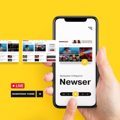 Newser - Newspaper & Magazine WordPress Theme.