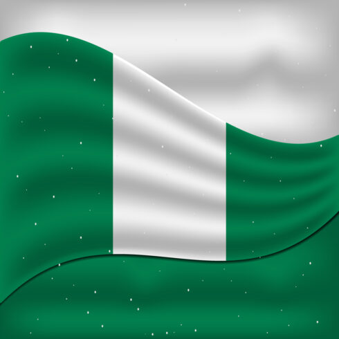 Exquisite image of the flag of Nigeria.