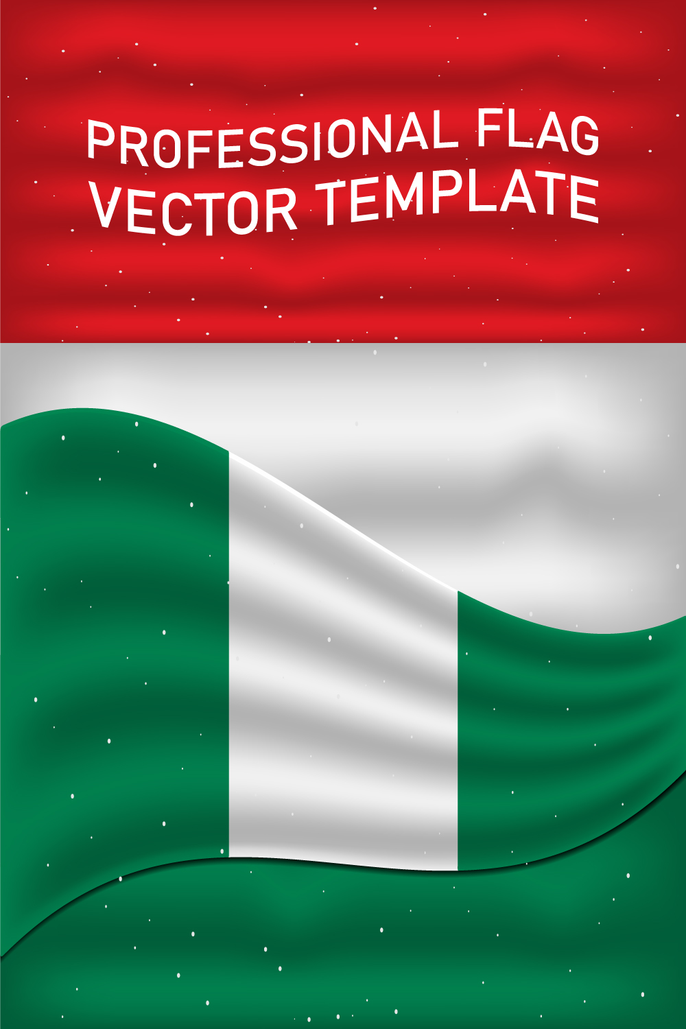 Gorgeous image of the flag of Nigeria.