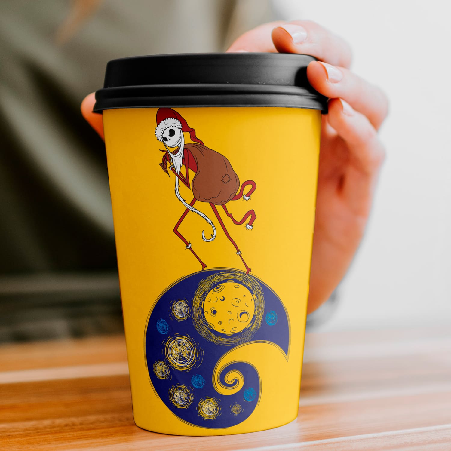 Nightmare Before Christmas Jack Skellington SVG - cup image preview.