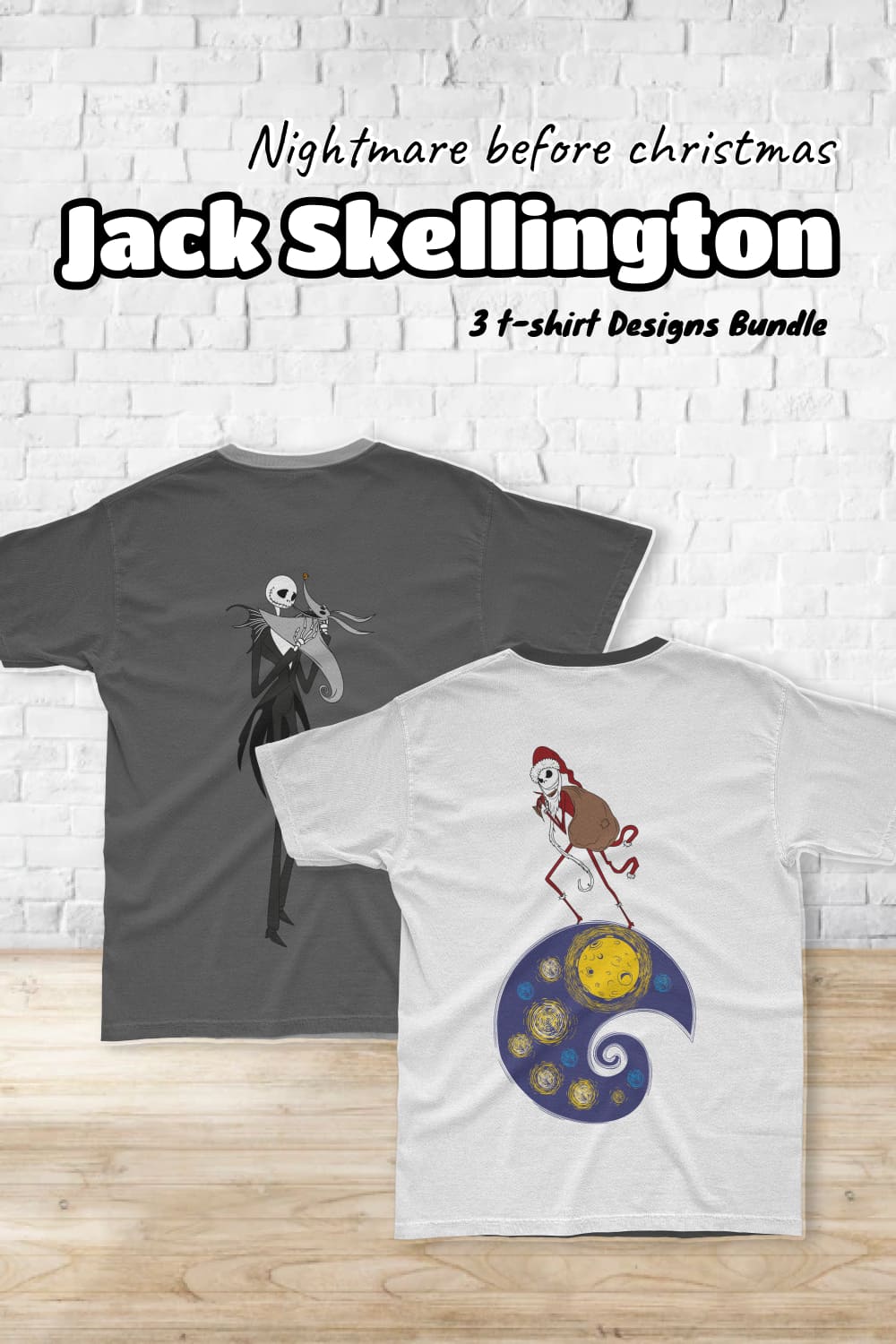 Nightmare Before Christmas Jack Skellington Svg T-shirt Design - Pinterest.