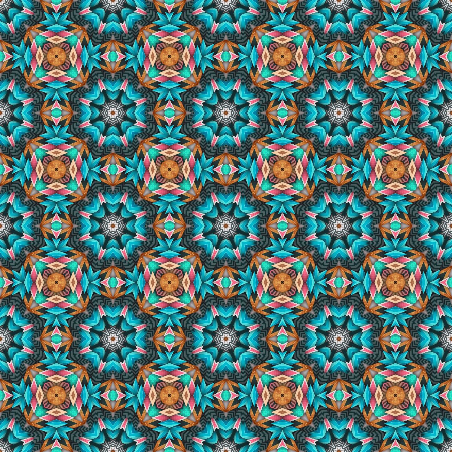 Colorful Seamless Patterns Background.