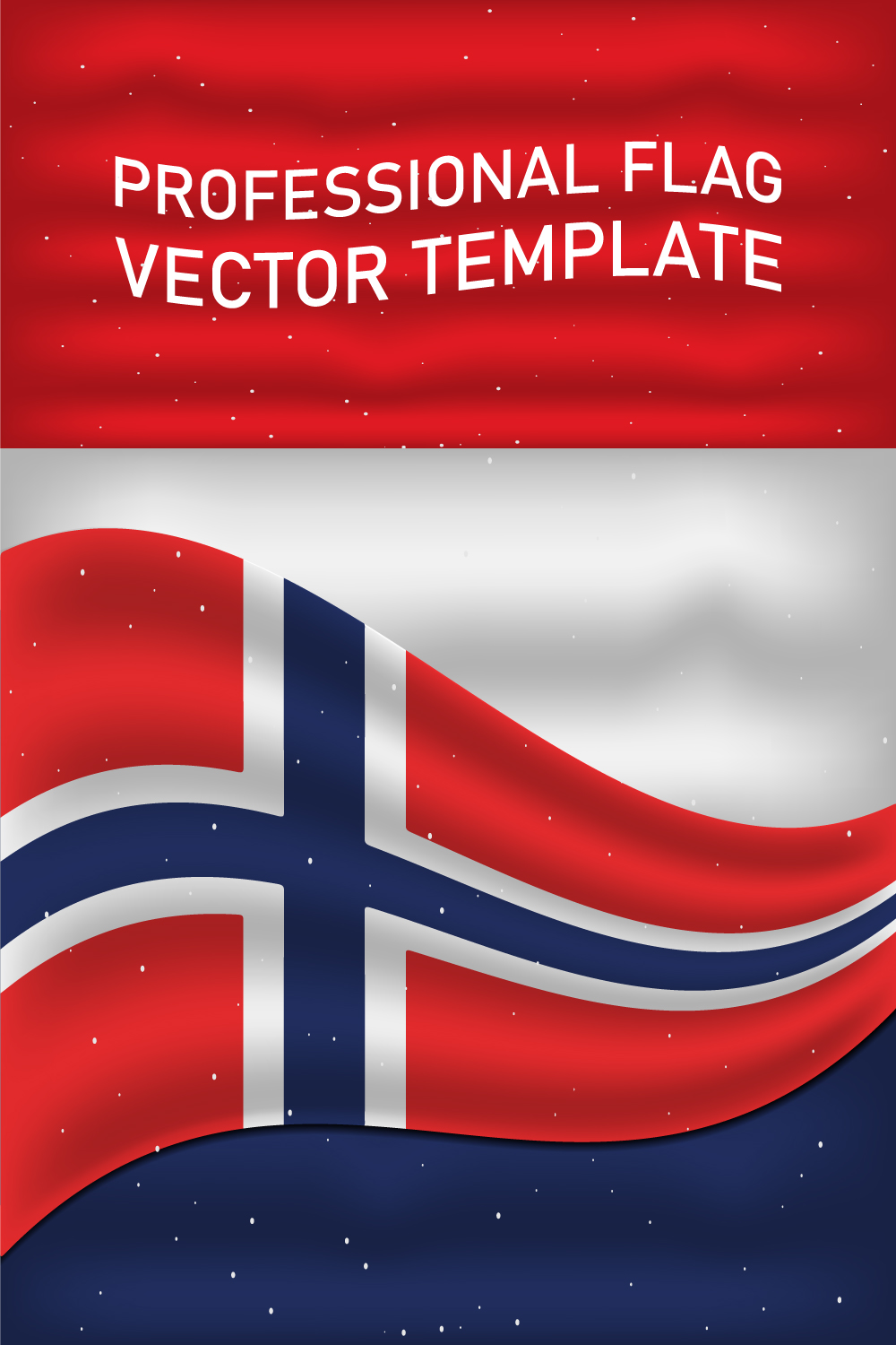 Charming image of the flag of Norway.