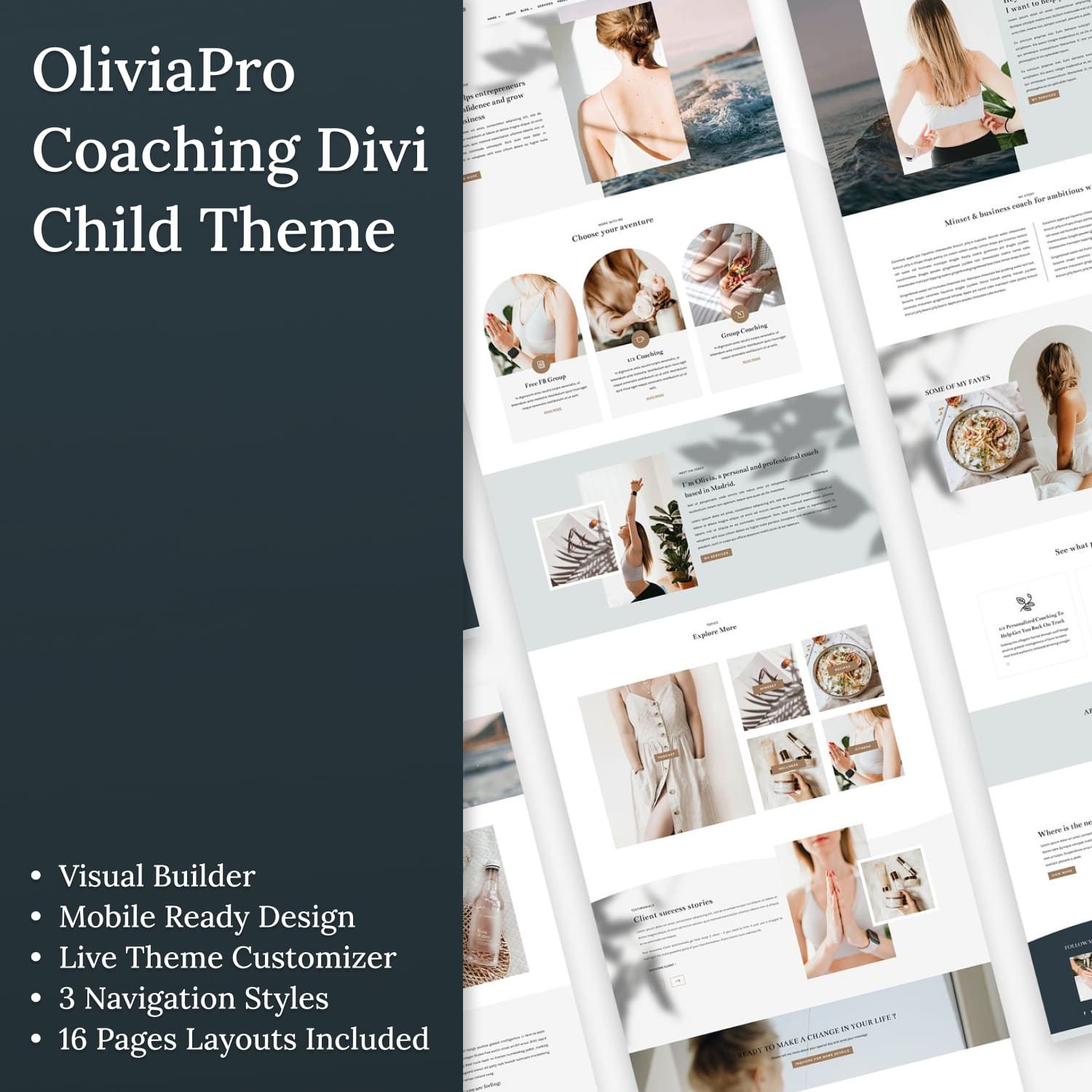 OliviaPro Coaching Divi Child Theme.