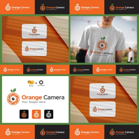 Orange Camera Photography Logo.