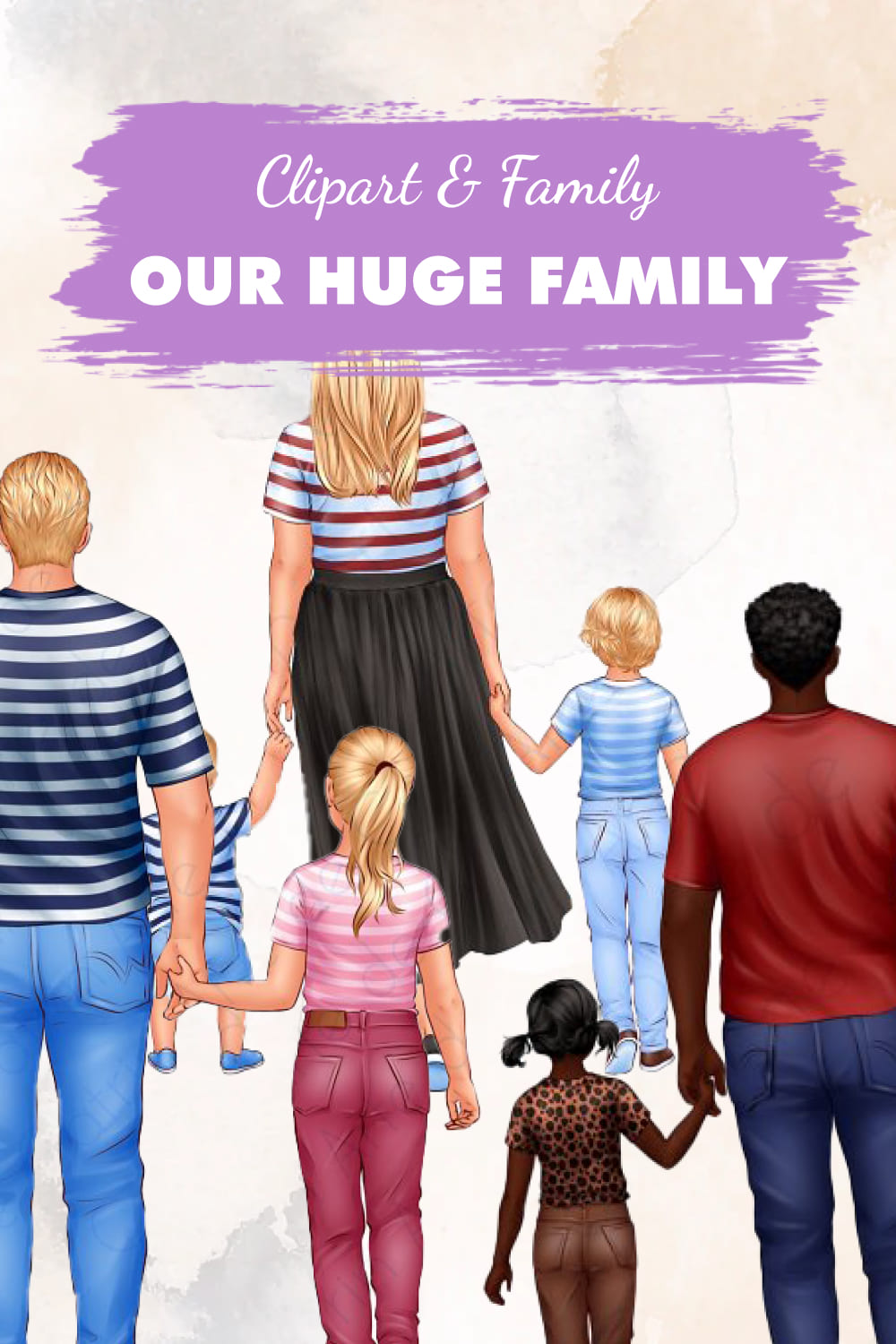 Our Huge Family Clipart, Parents - Pinterest.