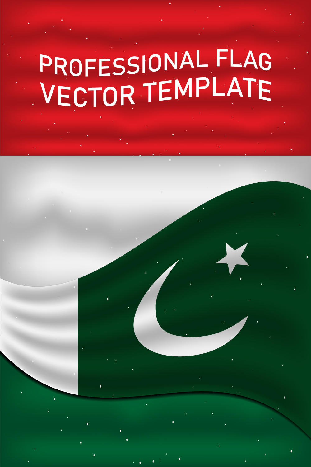 Beautiful image of Pakistan flag.