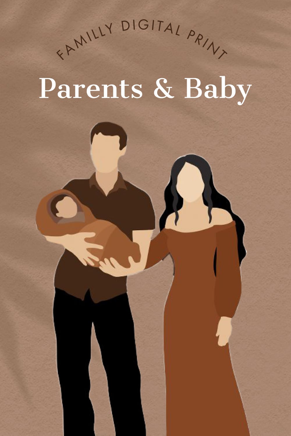 Parents And Baby Svg Print - Pinterest.